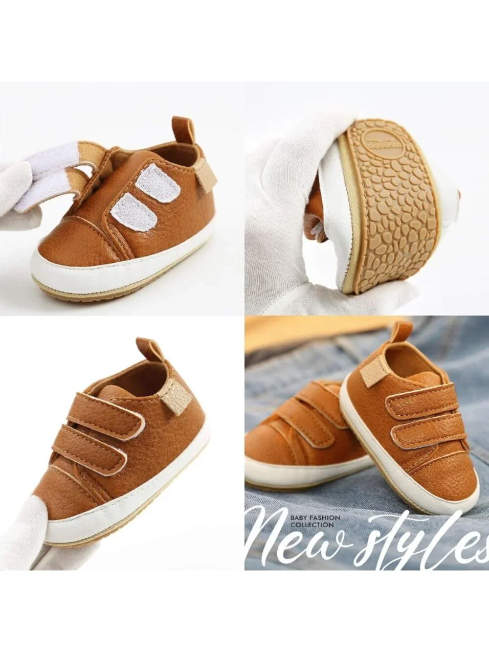 Soft Anti-Slip Toddler Sneakers | Baby First Walkers & Crib Shoes for Infants